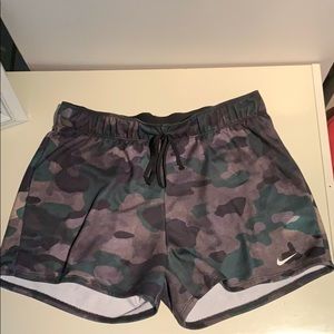 Camo Nike shorts